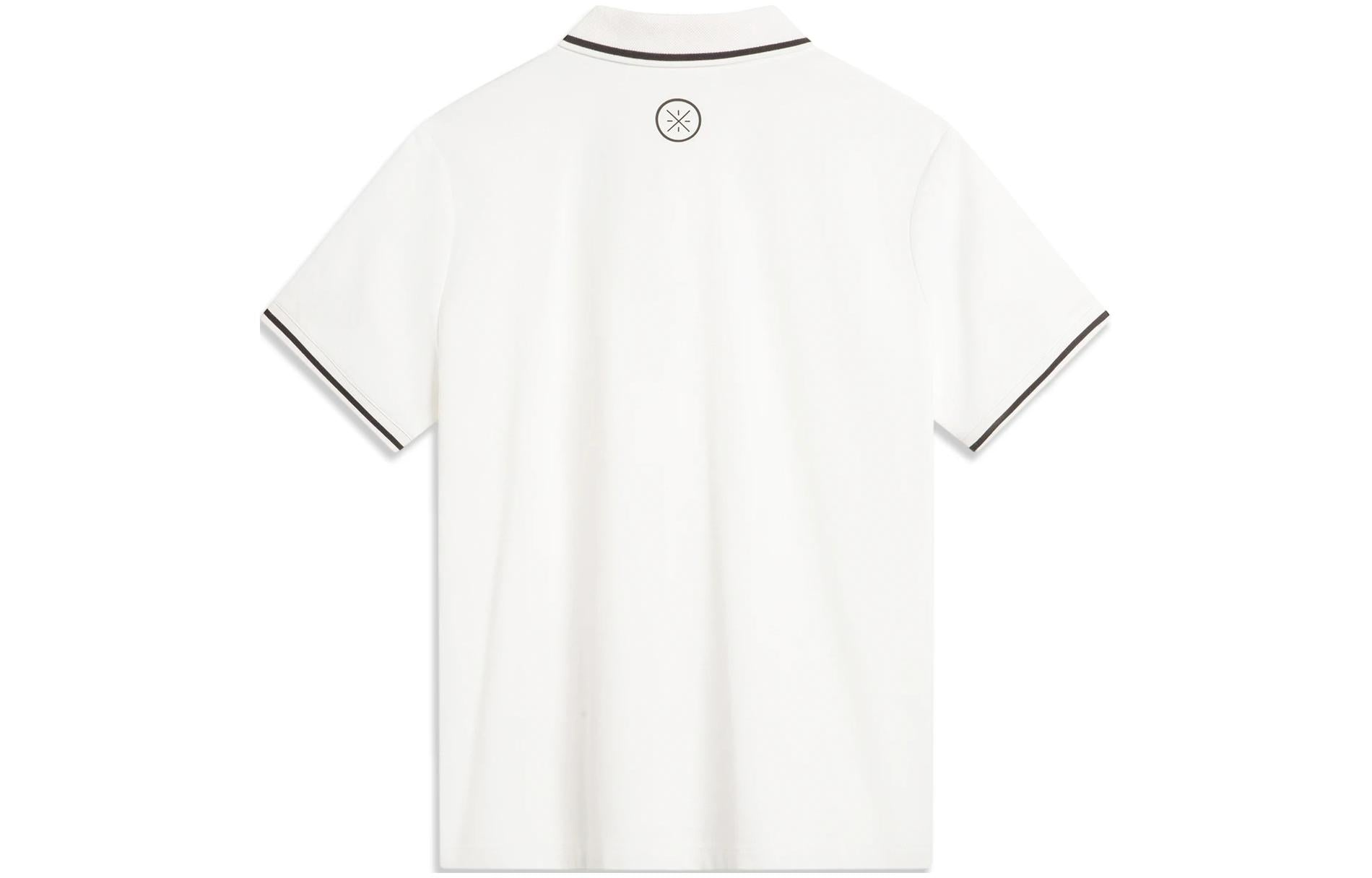 Li-Ning Way Of Wade Graphic Polo Shirt 'White' APLU109-3 - 2