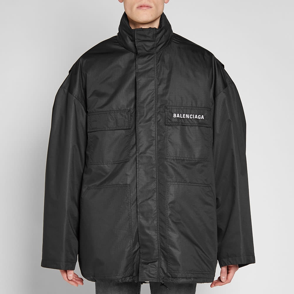 Balenciaga Technical Ripstop Parka - 4