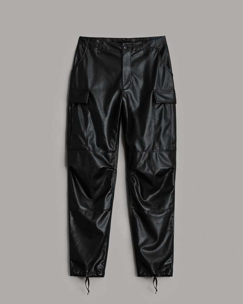 Sands Faux Leather Cargo Pant Relaxed Fit Pant - 1