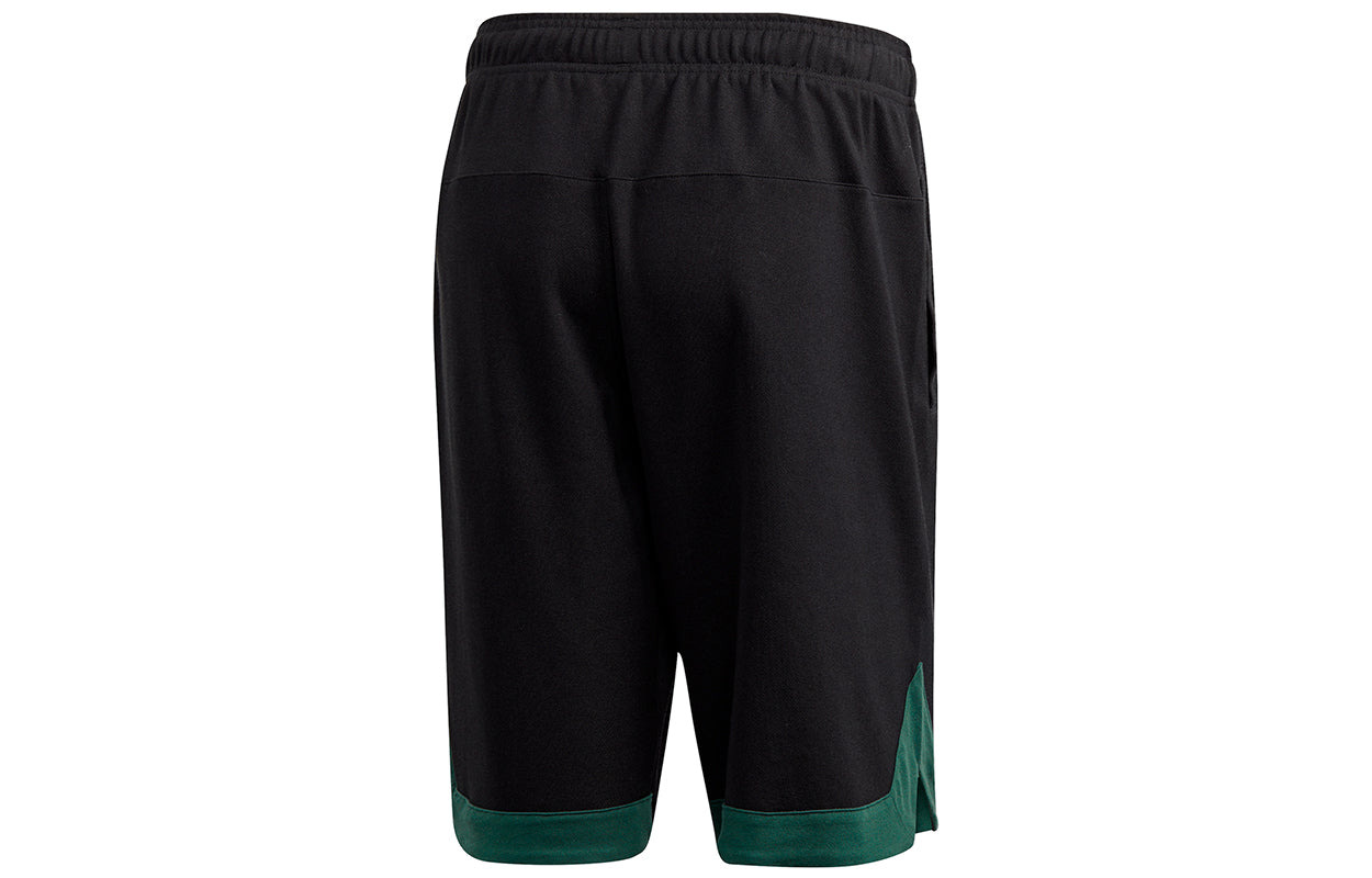 adidas M Pack Short Running Sports Logo Printing Training Breathable Shorts Black FP9375 - 2