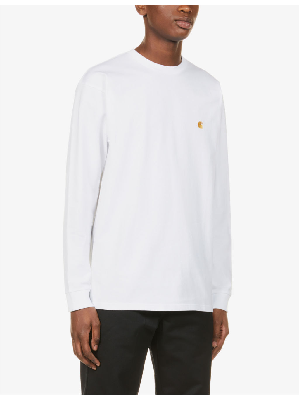 Chase logo-embroidered cotton-jersey T-shirt - 3
