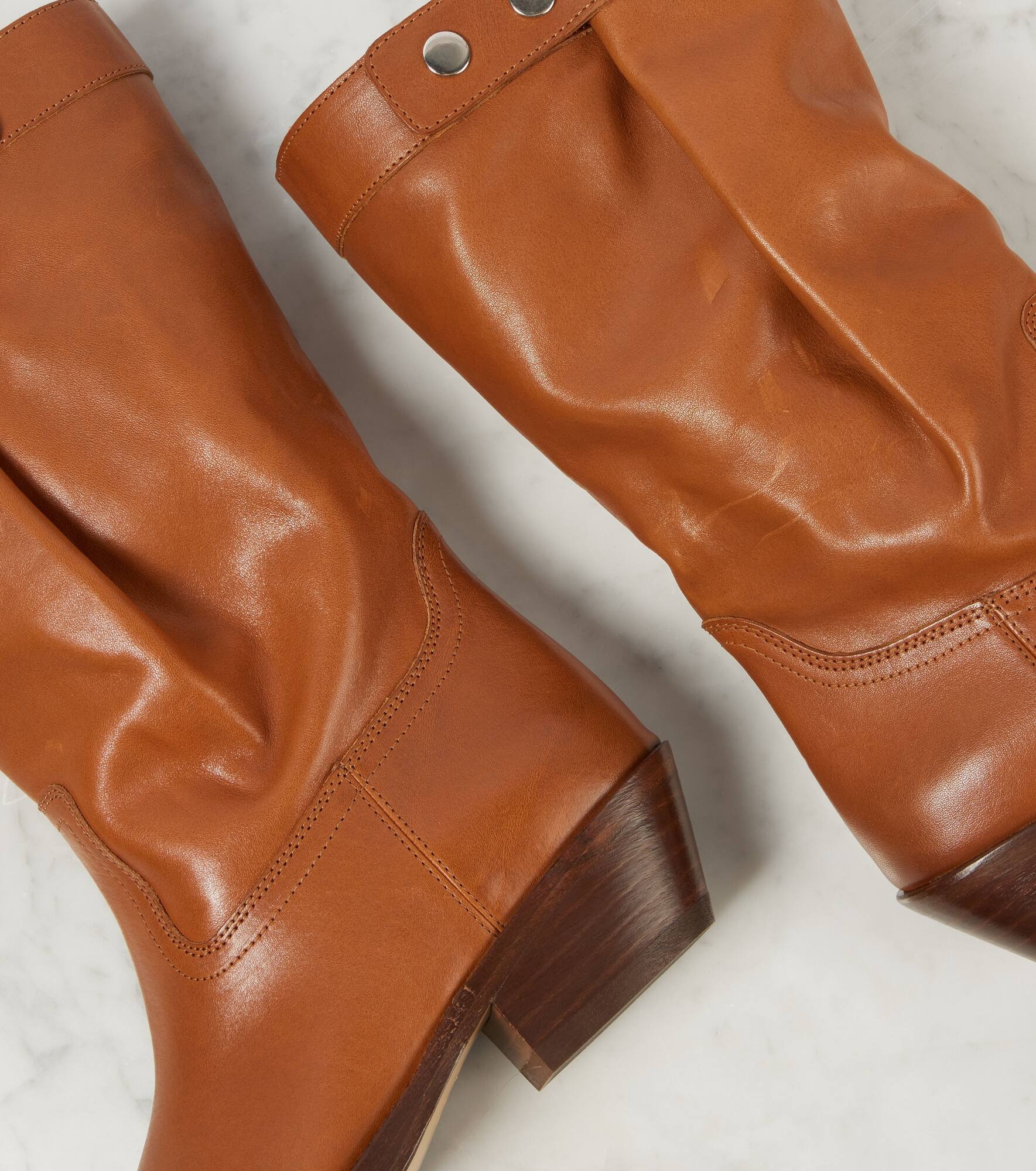 Ademe leather ankle boots - 6