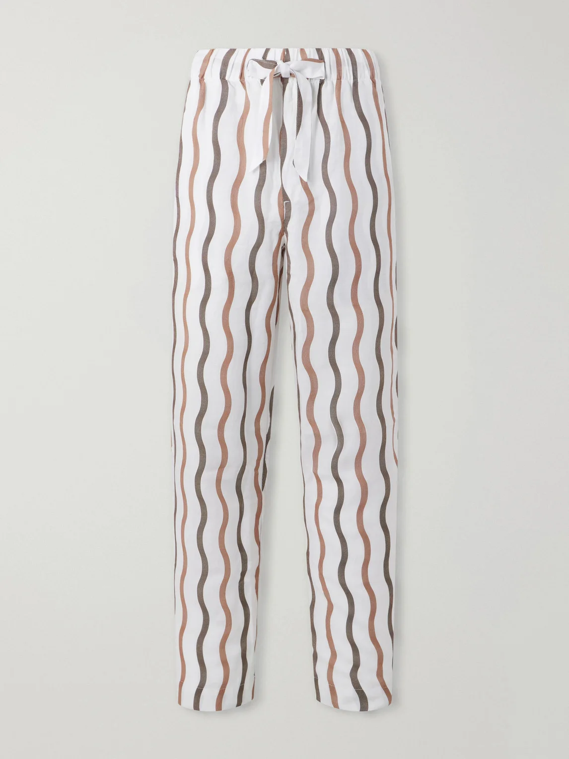 La Marzocco Delfino Striped Tencel® Linen-Blend Pyjama Bottoms - 1