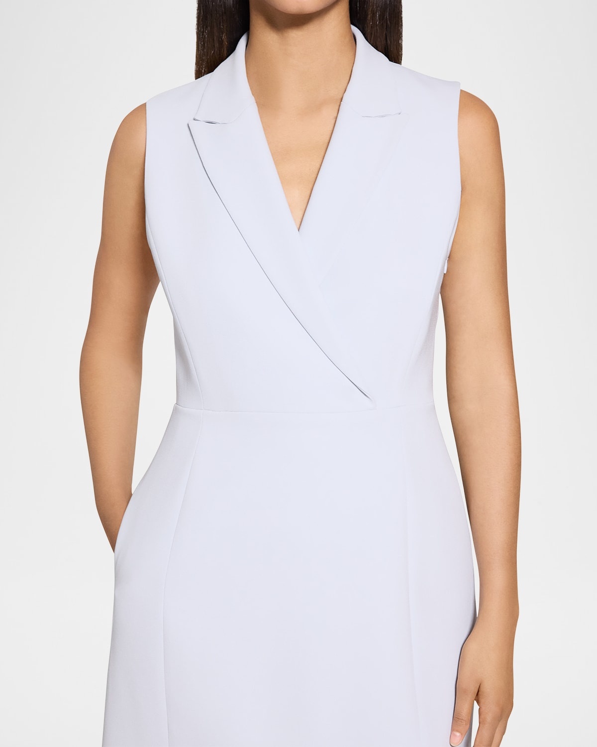 Admiral Crepe Sleeveless Blazer Mini Dress - 5