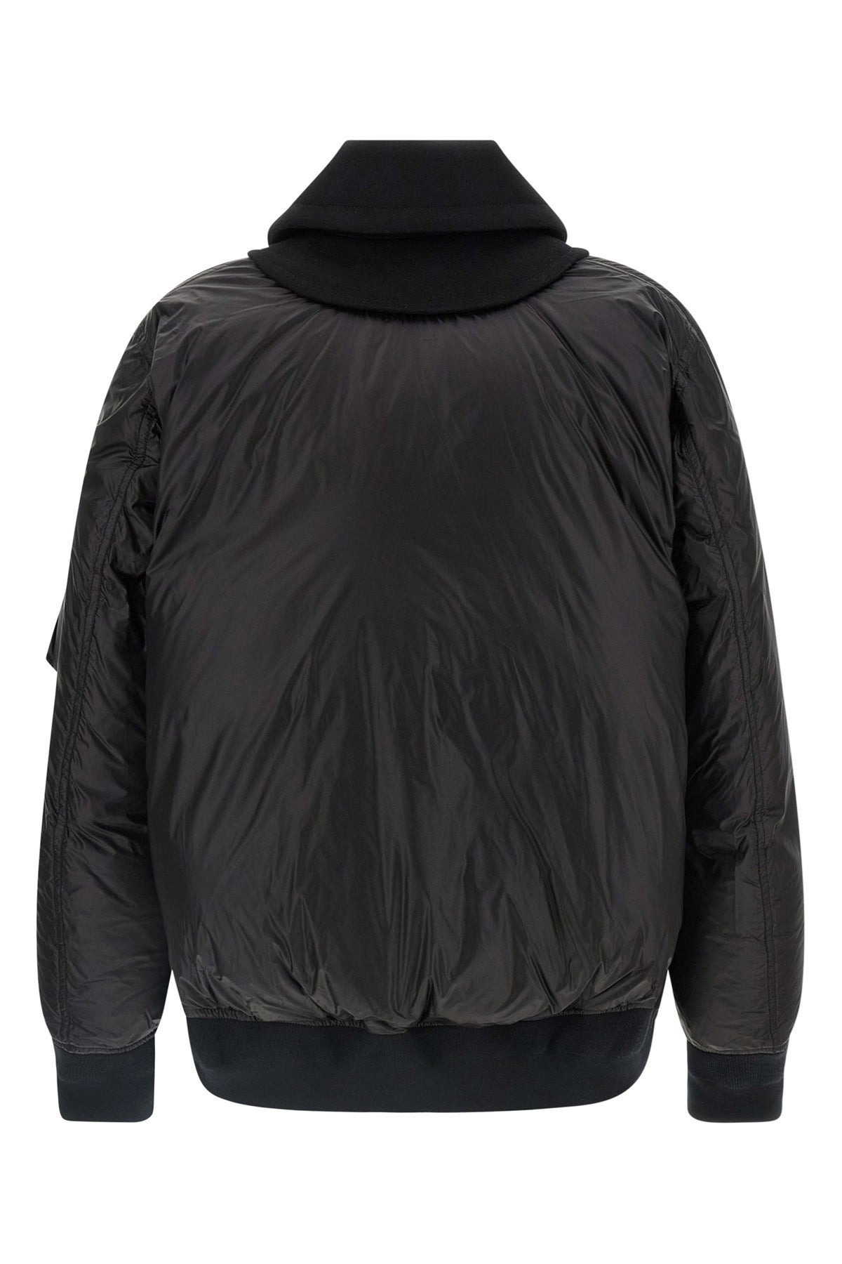 Sacai Women Wool Insert Bomber Jacket - 2