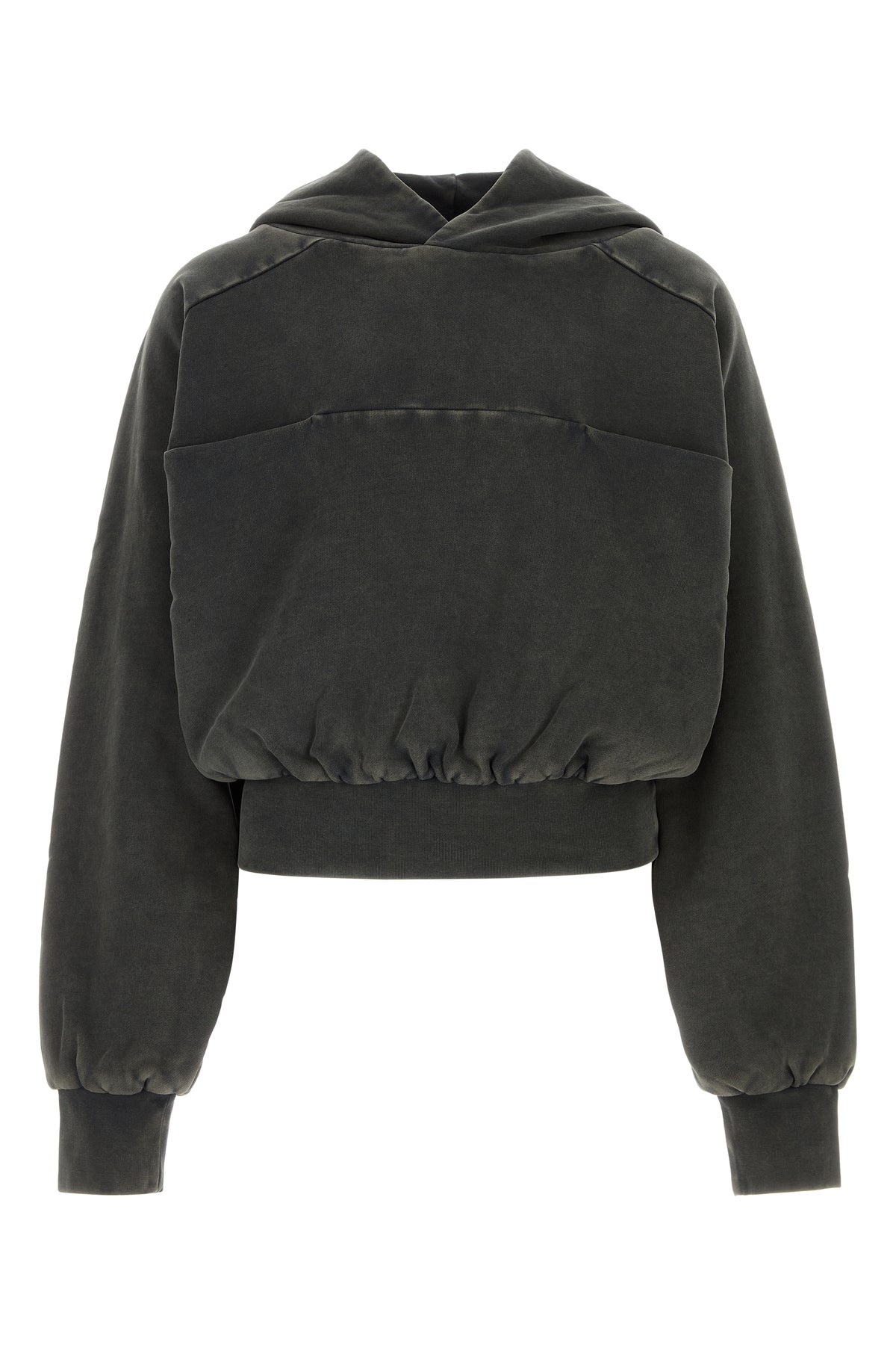 Charcoal cotton sweatshirt - 1