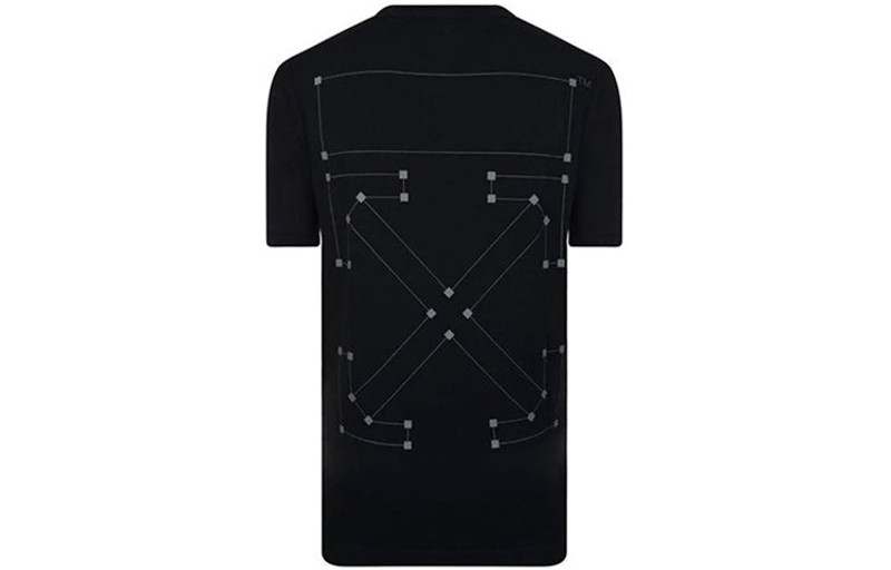 Off-White Off-White BackBone Design X Short Sleeve Loose Fit Black OMAA038E191850011091 outlook