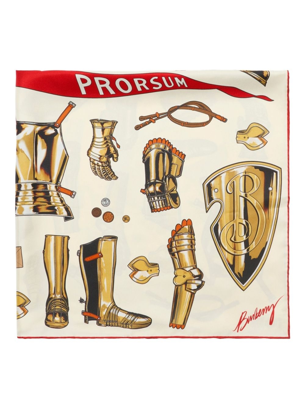 Knight Armour​ silk scarf - 2
