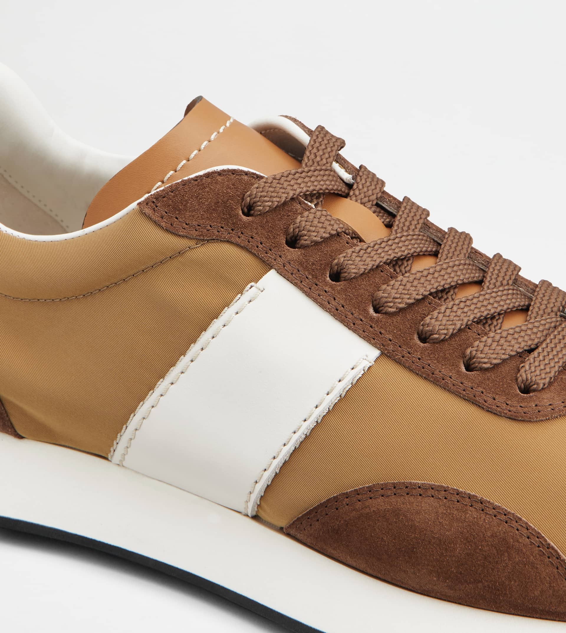 T VINTAGE SNEAKERS TOD'S•X CAPSULE COLLECTION - BROWN, BEIGE, WHITE - 6