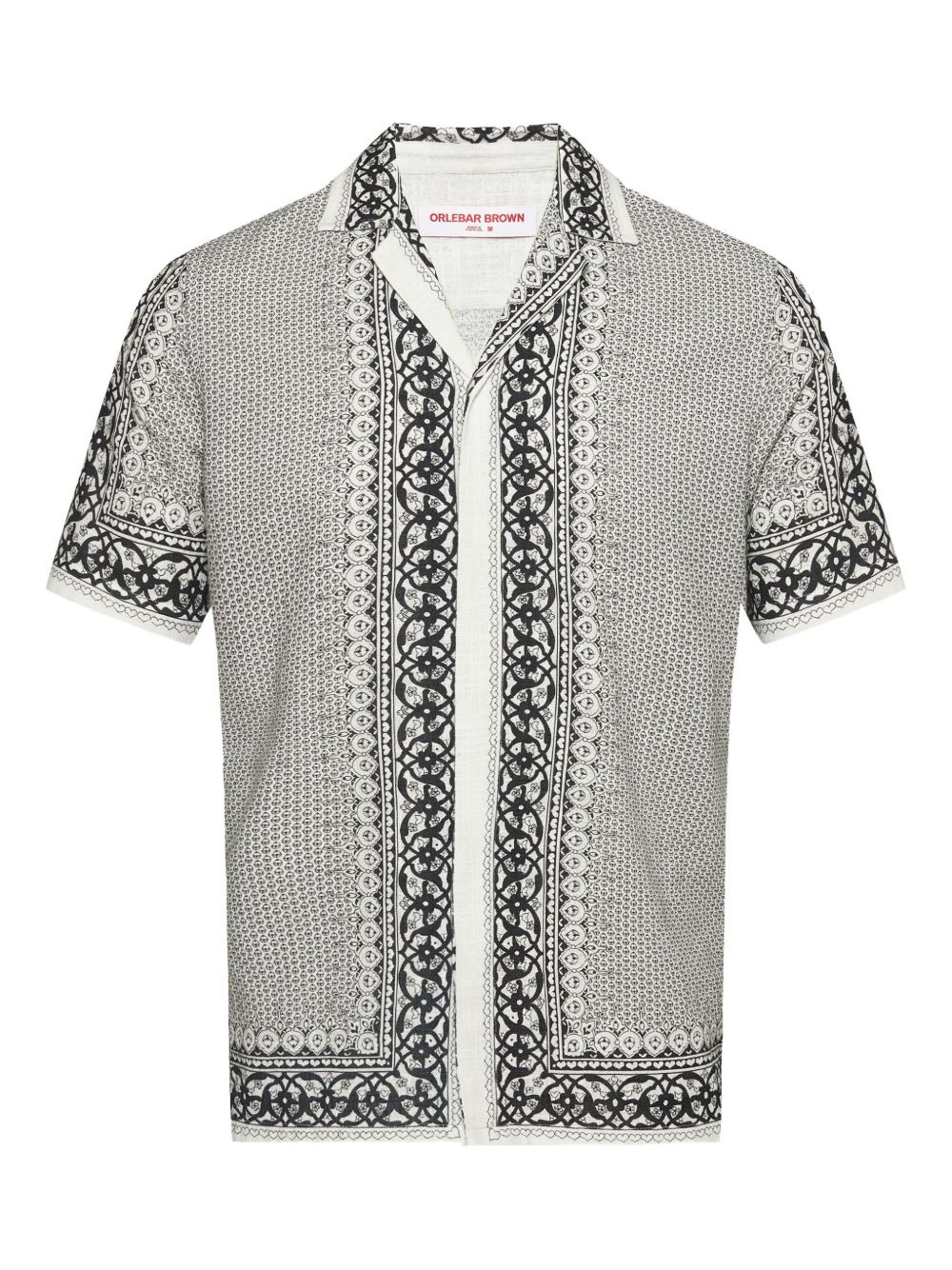 Maitan patterned linen shirt - 1