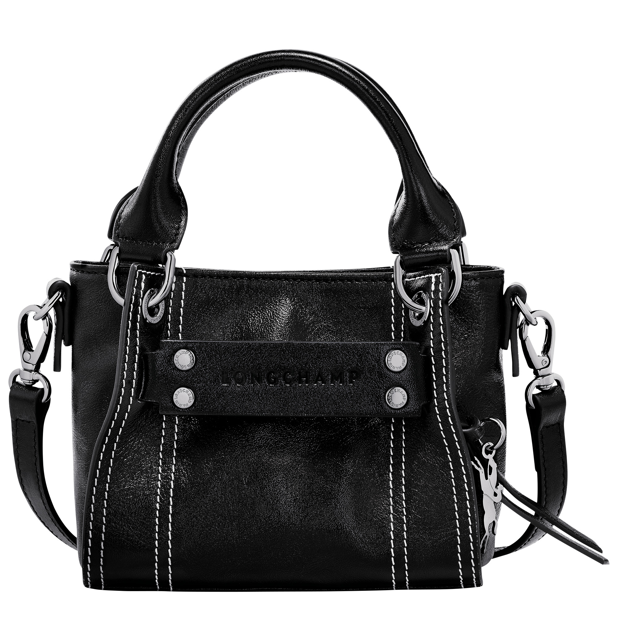 Longchamp 3D XS Handbag Black - Leather - 1