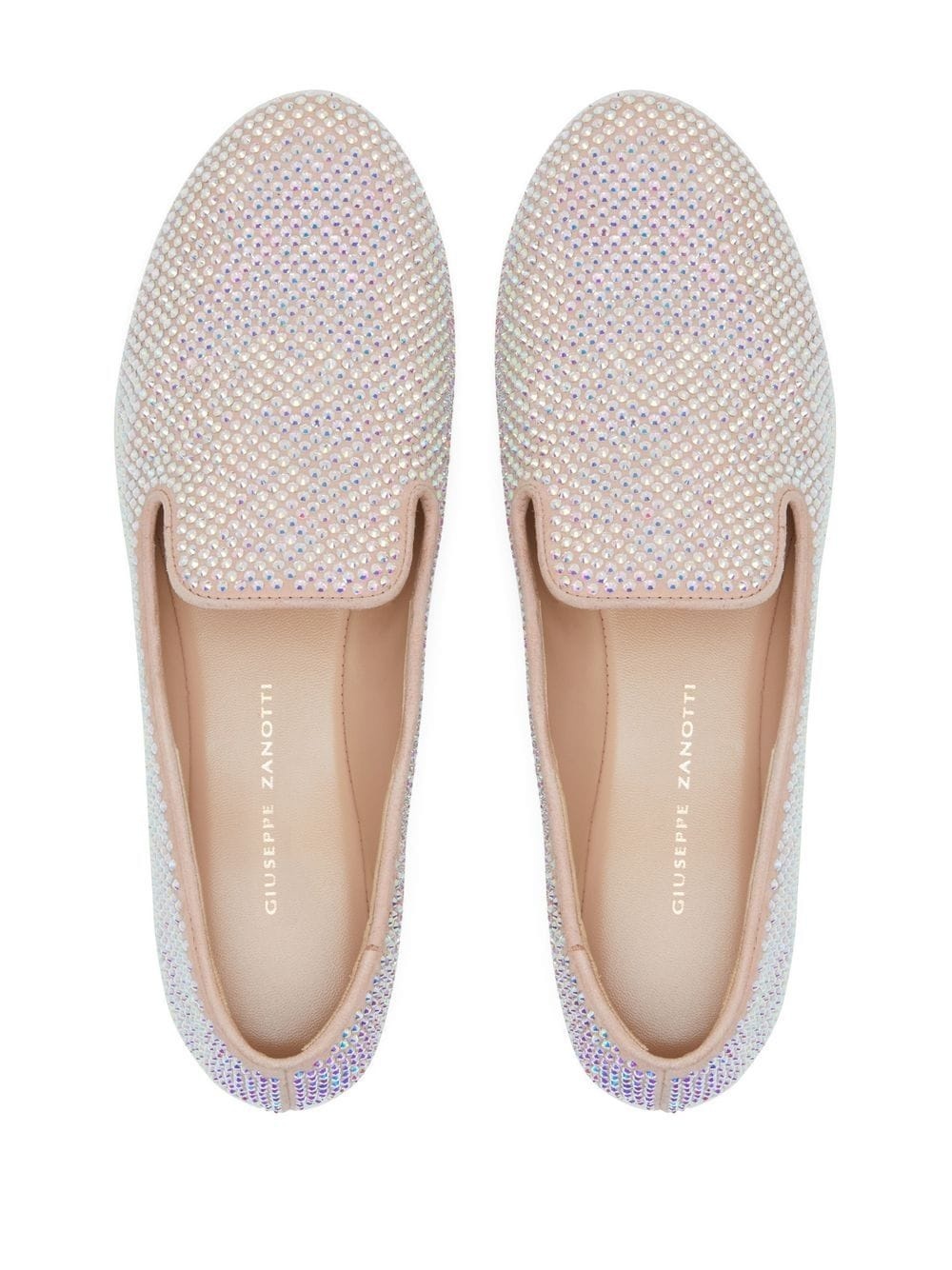 Lindy rhinestone loafers - 4