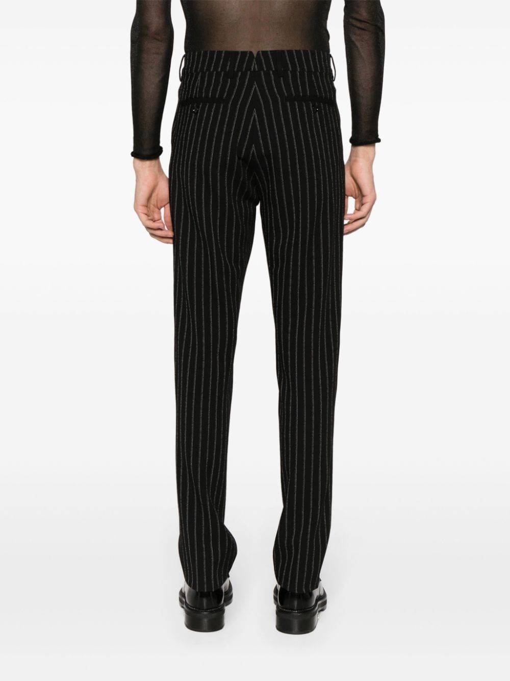 tailored virgin wool trousers - 4