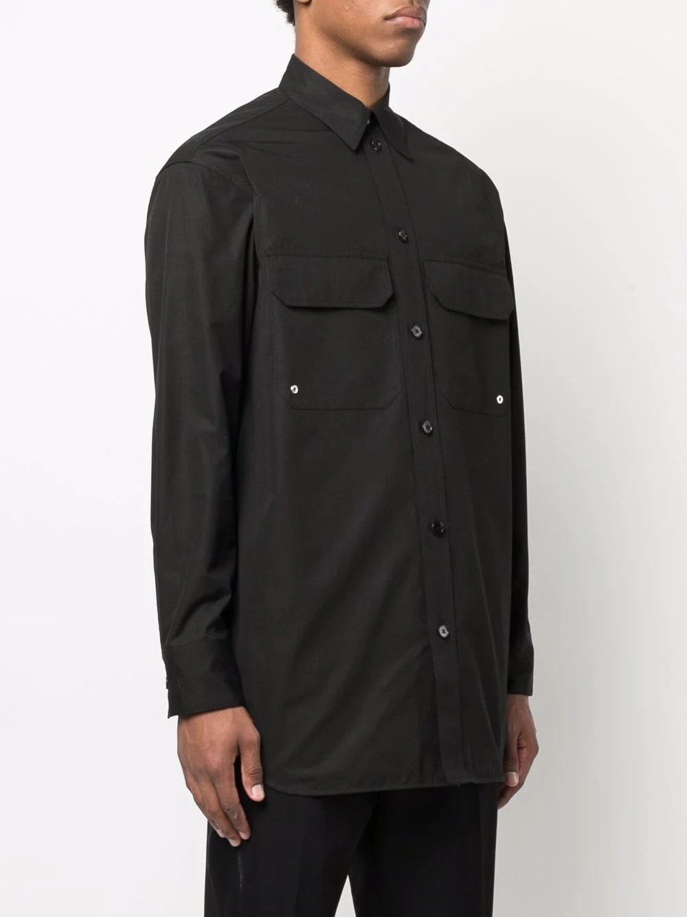 oversized cotton shirt - 3