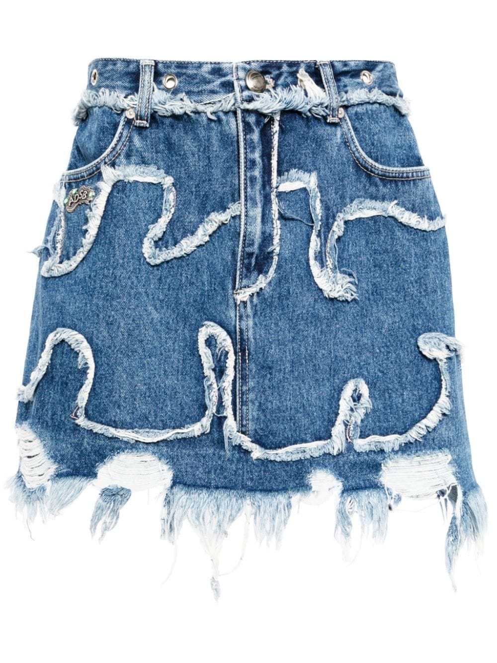 Miako Wave denim skirt - 1