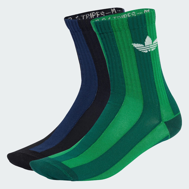 Striped Crew Socks 2 Pairs 1