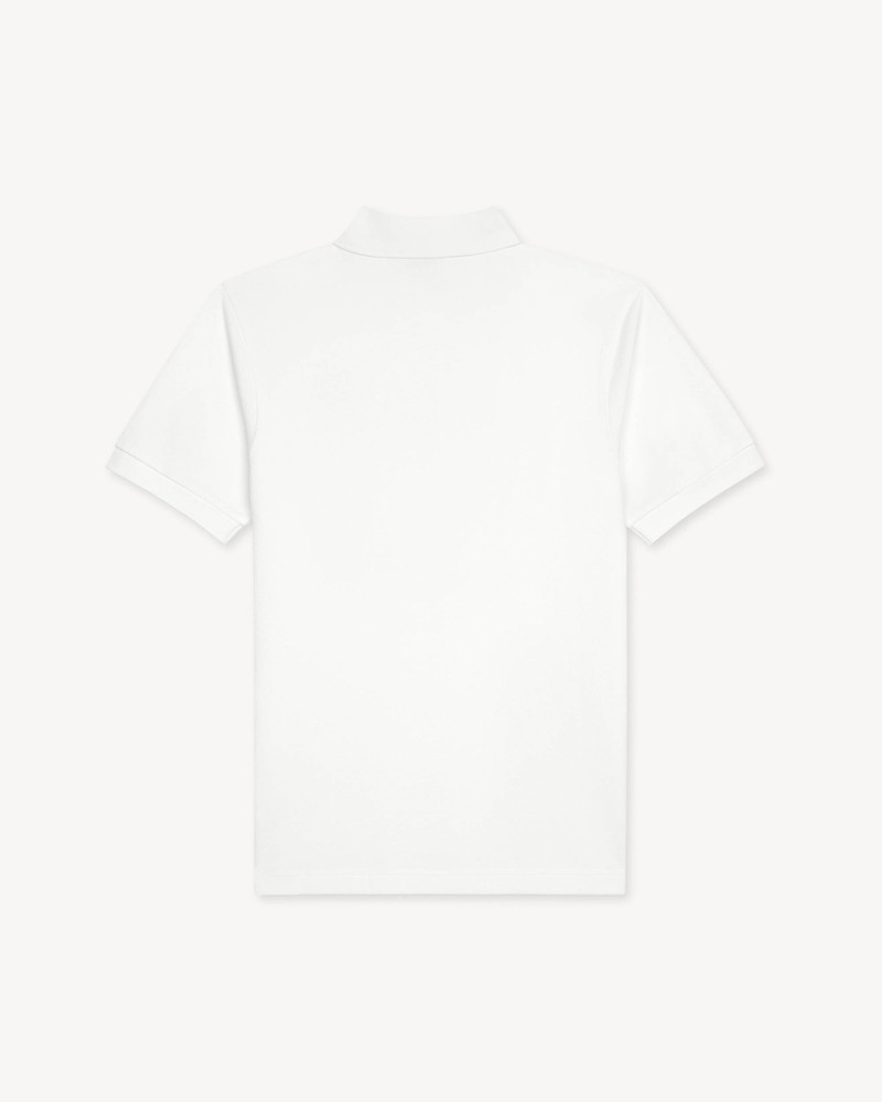 KENZO 'KENZO Paris Frame' embroidered slim polo in cotton outlook