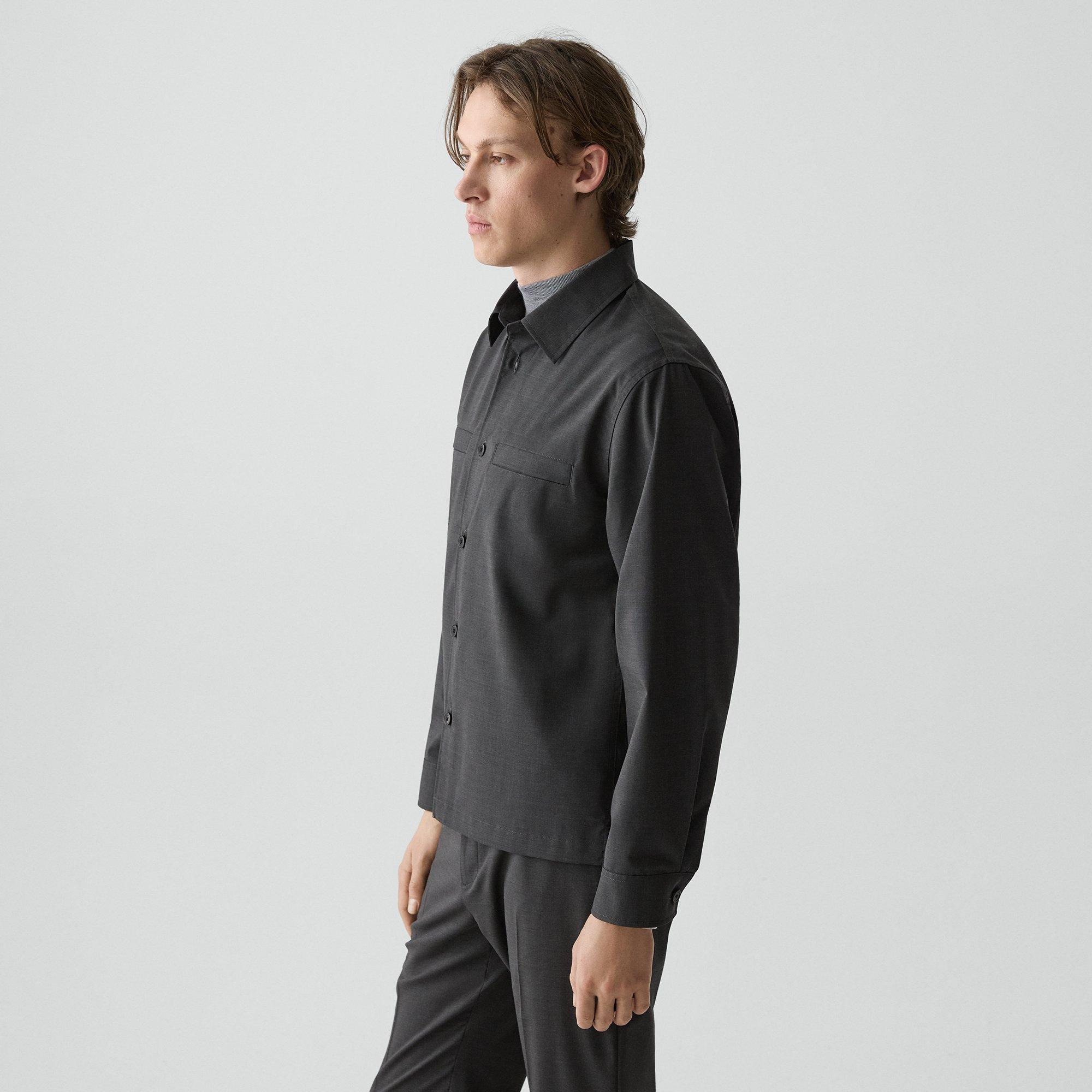 Utility Overshirt in Motion Wool - 3