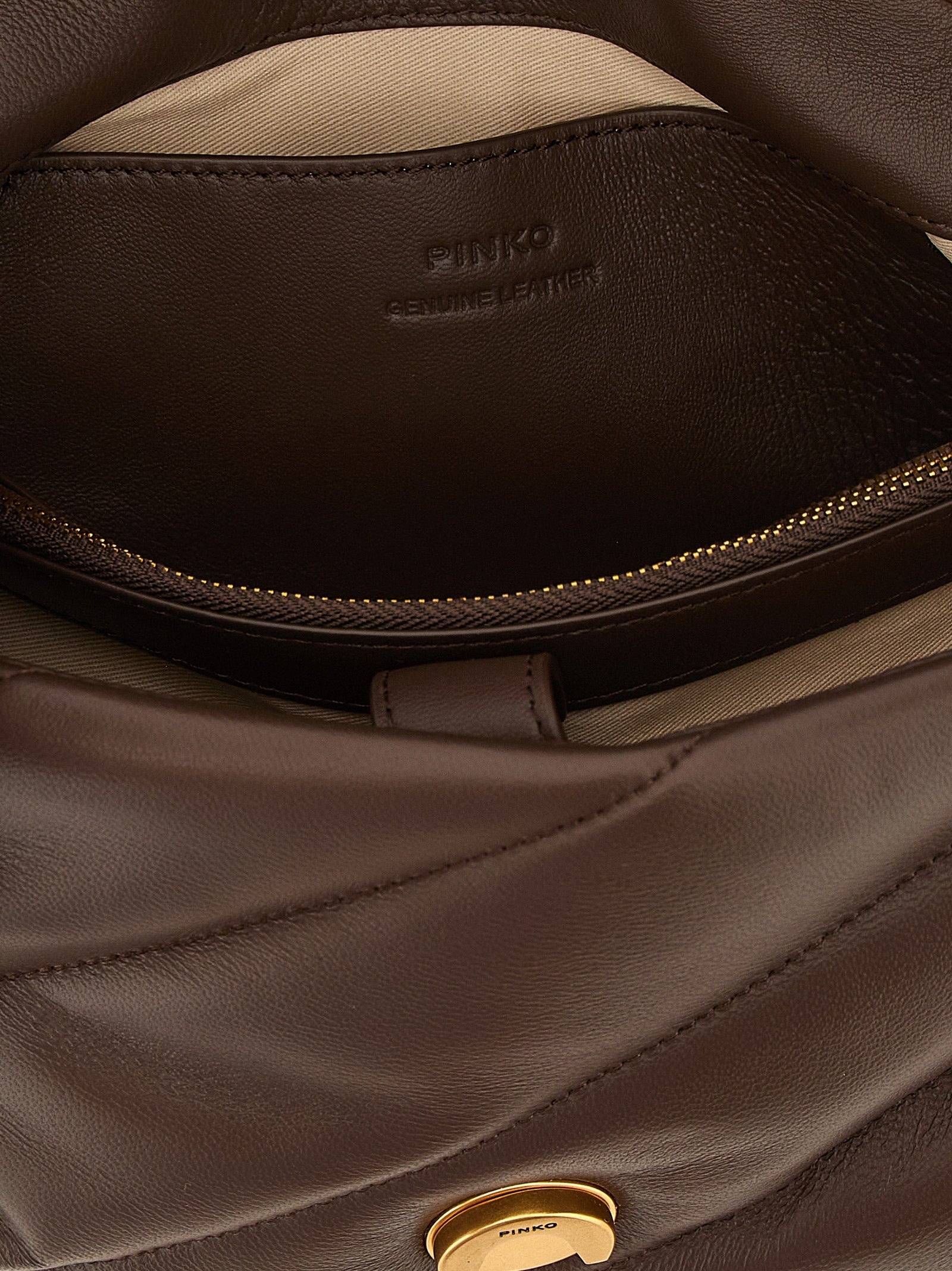 Classic Love Bag Puff Crossbody Bags Brown - 4