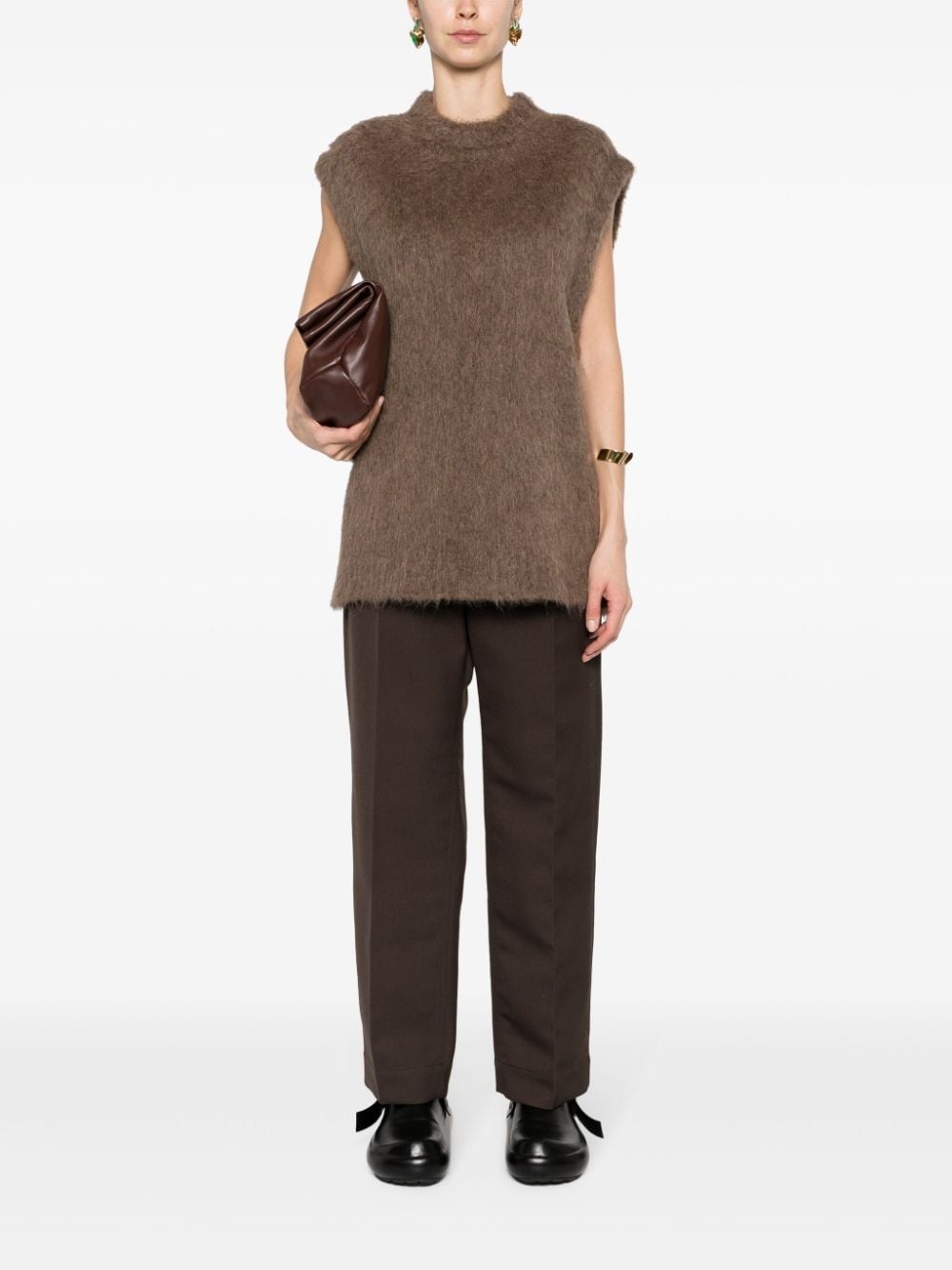 straight-leg tailored trousers - 2