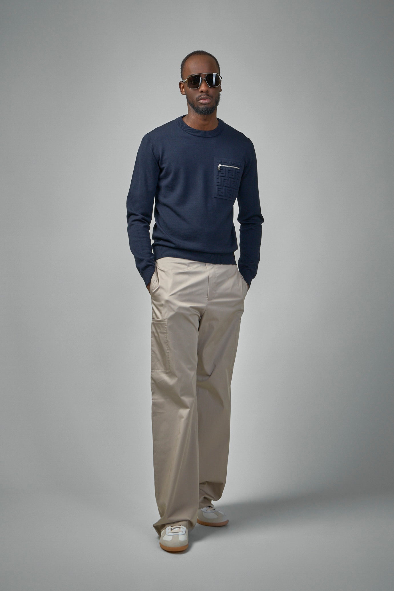 Straight-cut Cargo Trousers - 2