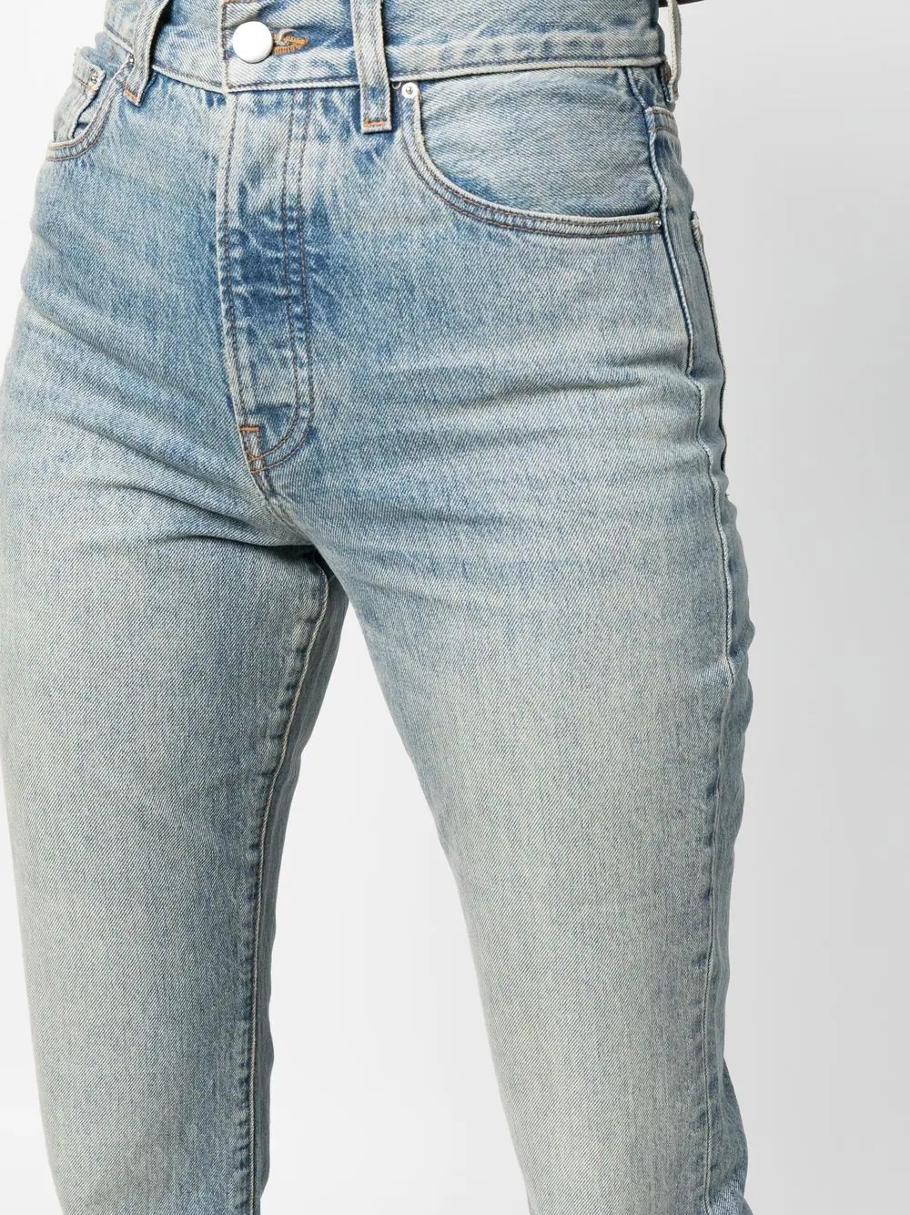 high-waist bootcut jeans - 5