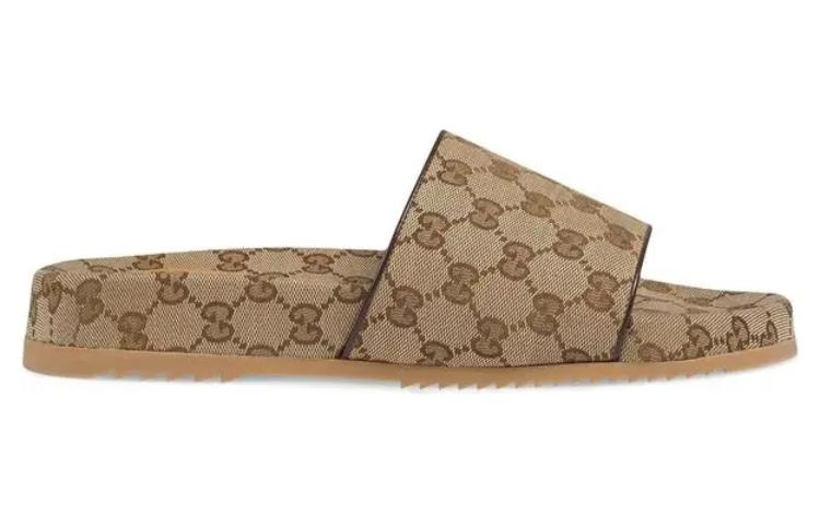 Gucci GG Canvas Slide Sandal 'Beige Monogram' 624695-H6320-9763 - 3