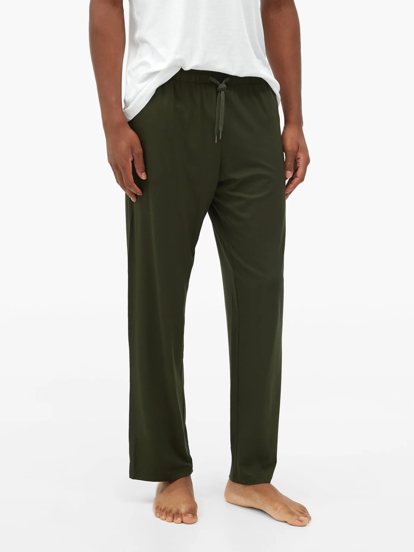 Basel straight-leg jersey pyjama trousers - 6