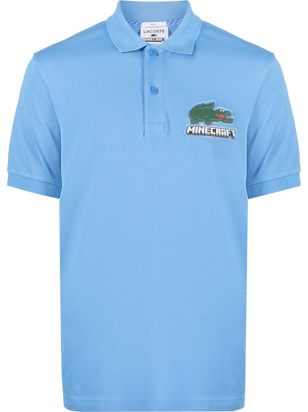 Minecraft logo-patch polo shirt - 1