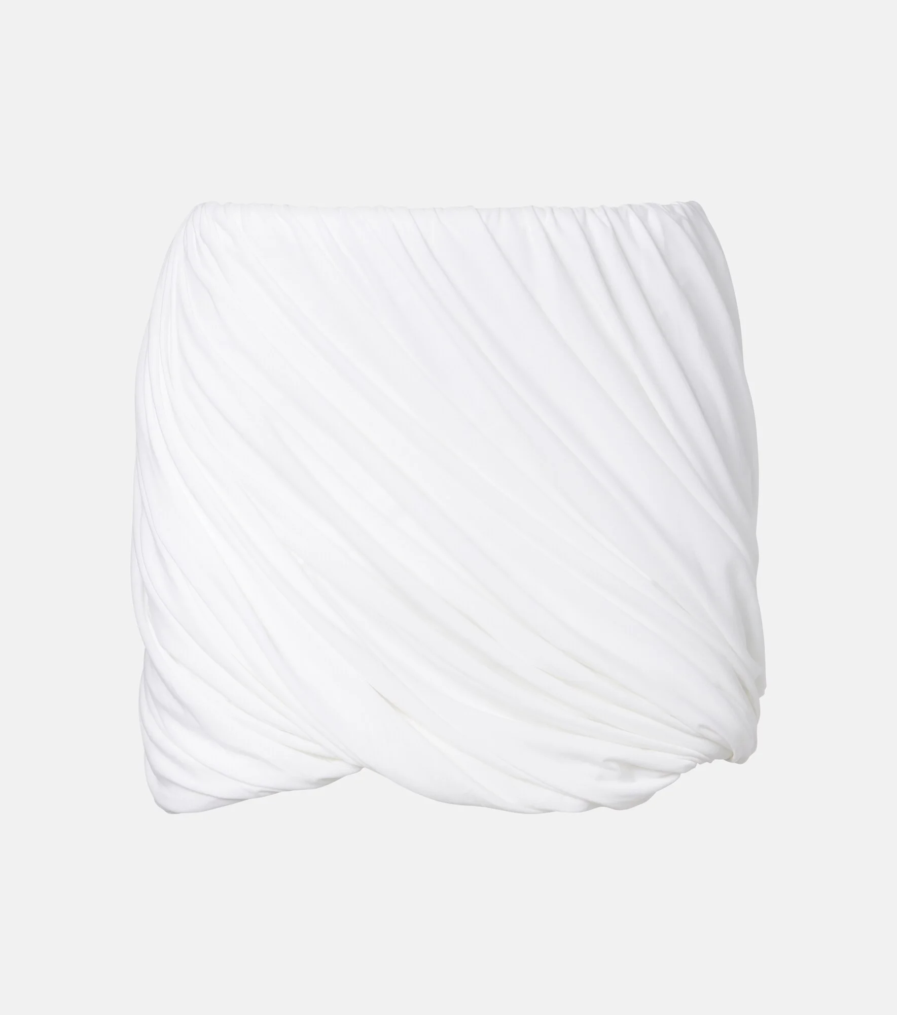 Twist jersey miniskirt - 1
