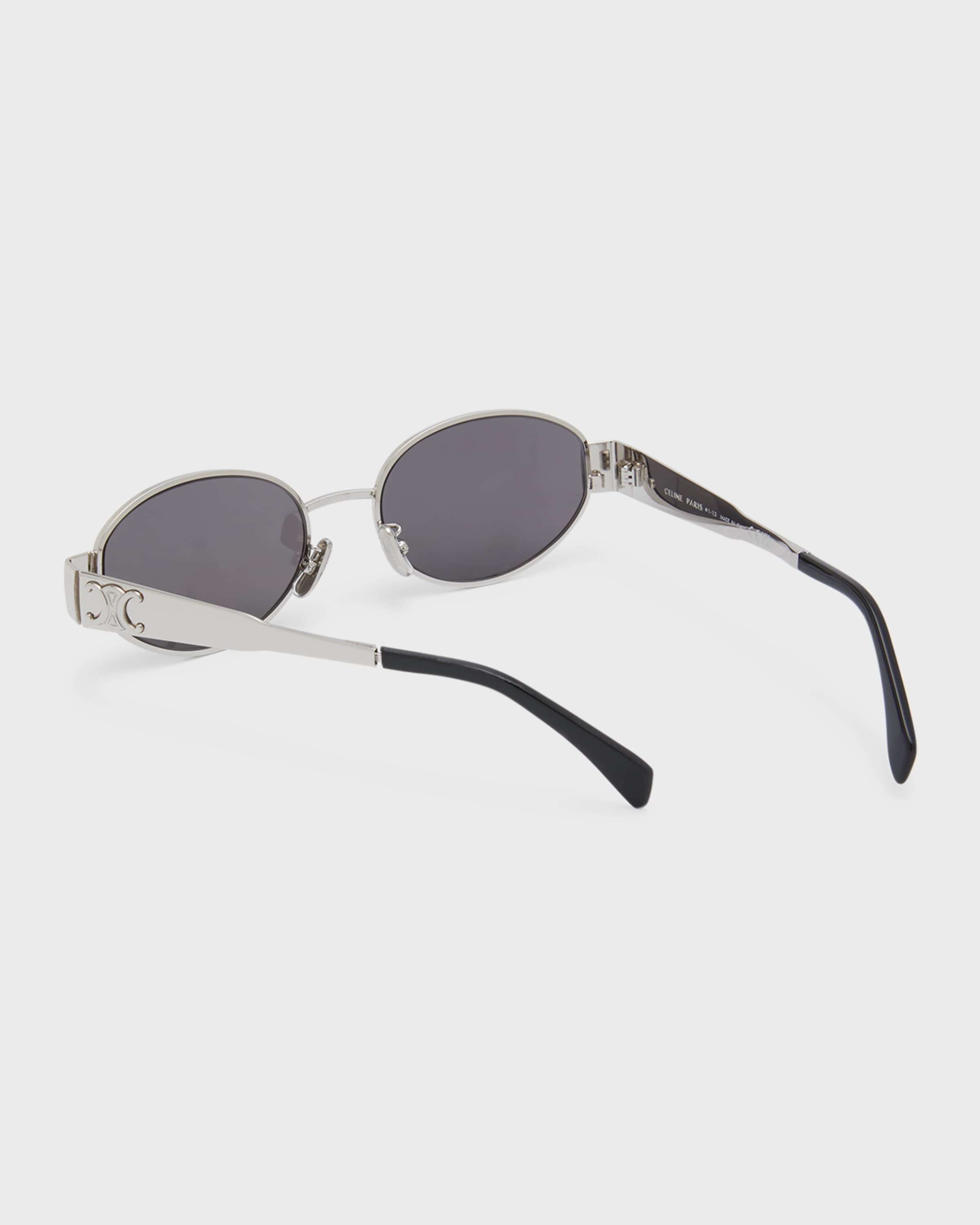 Triomphe Oval Metal Sunglasses - 2