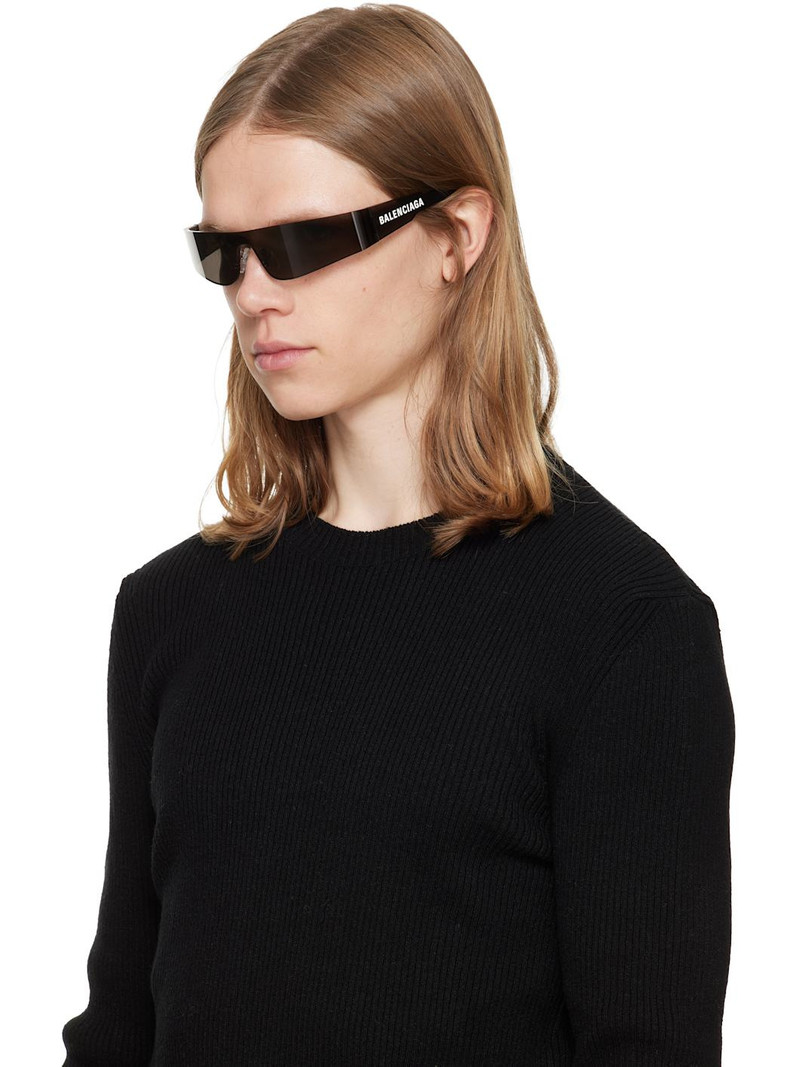 Gray Mono Rectangle Sunglasses 4