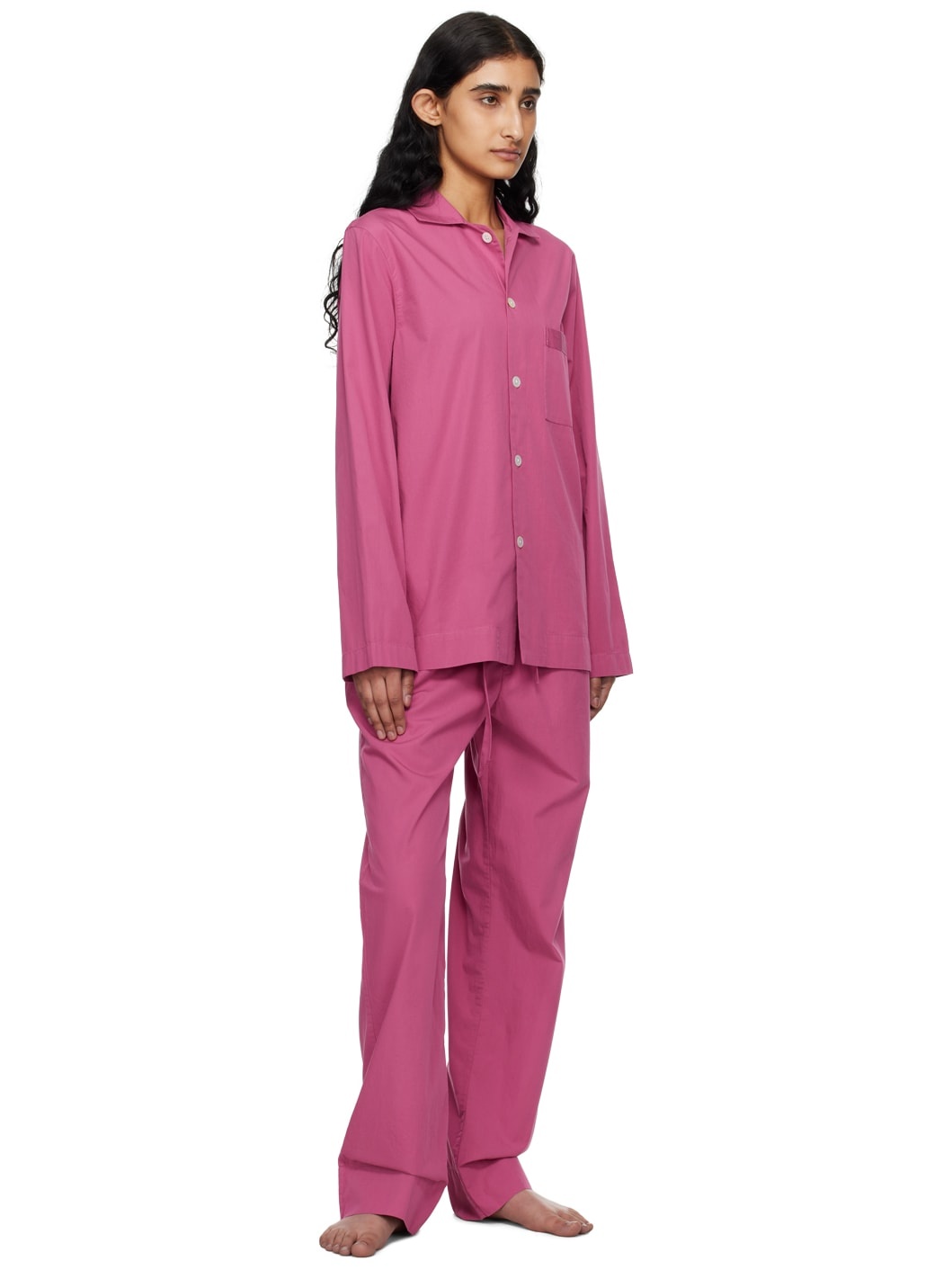 Purple Long Sleeve Pyjama Shirt - 4