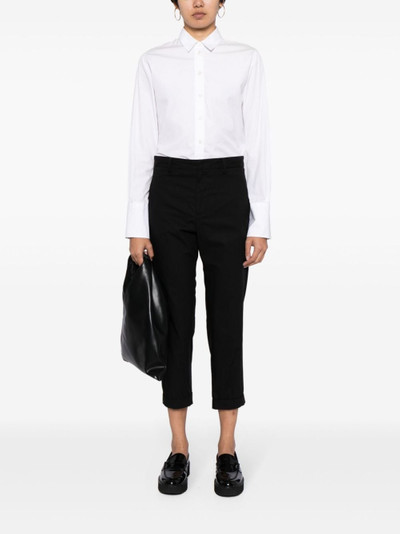 Yohji Yamamoto high-waist cropped trousers outlook