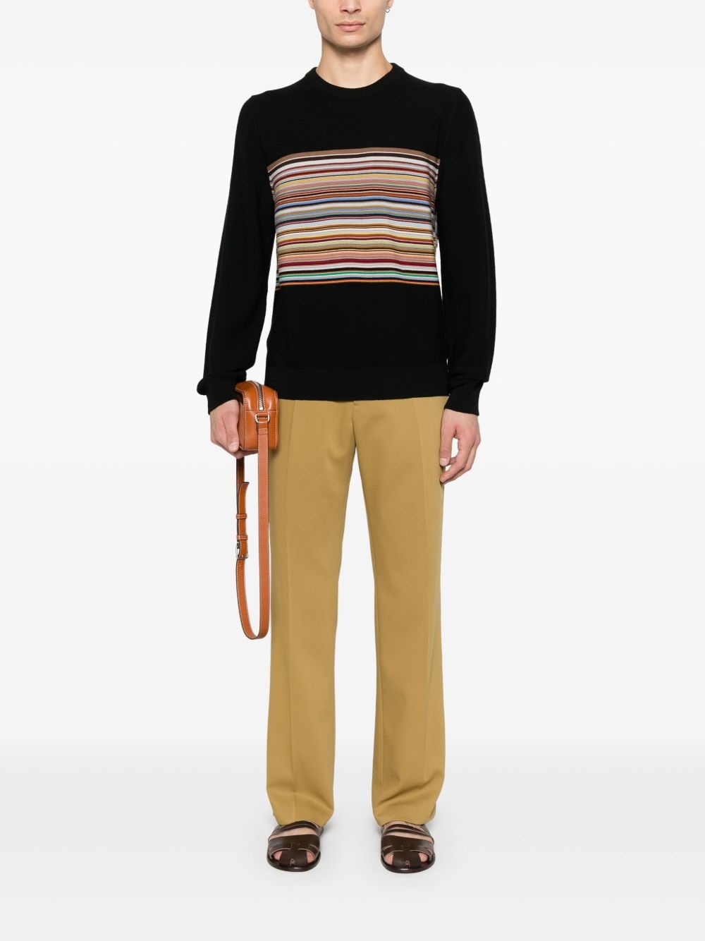 Artist-stripe sweater - 2