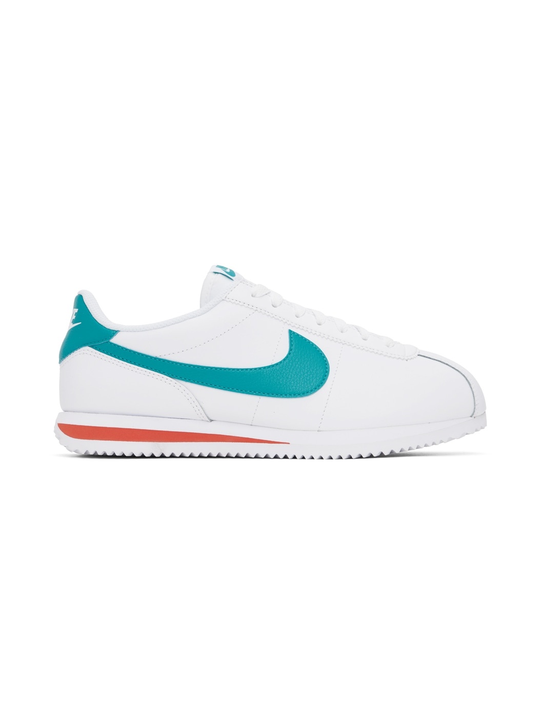 White & Blue Cortez Sneakers - 1