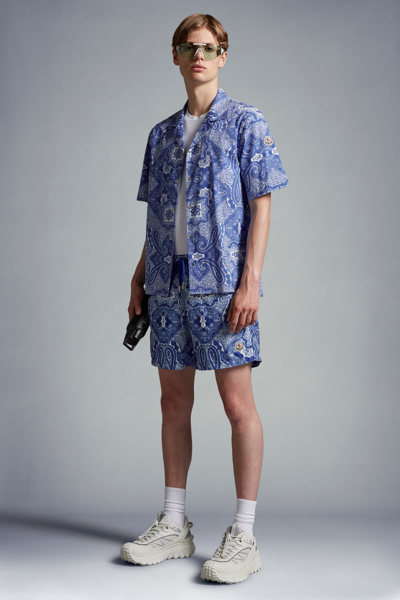Bandana Print Swim Shorts - 1