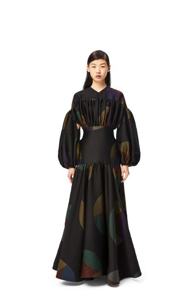 Loewe Kaleidoscope jacquard dress outlook