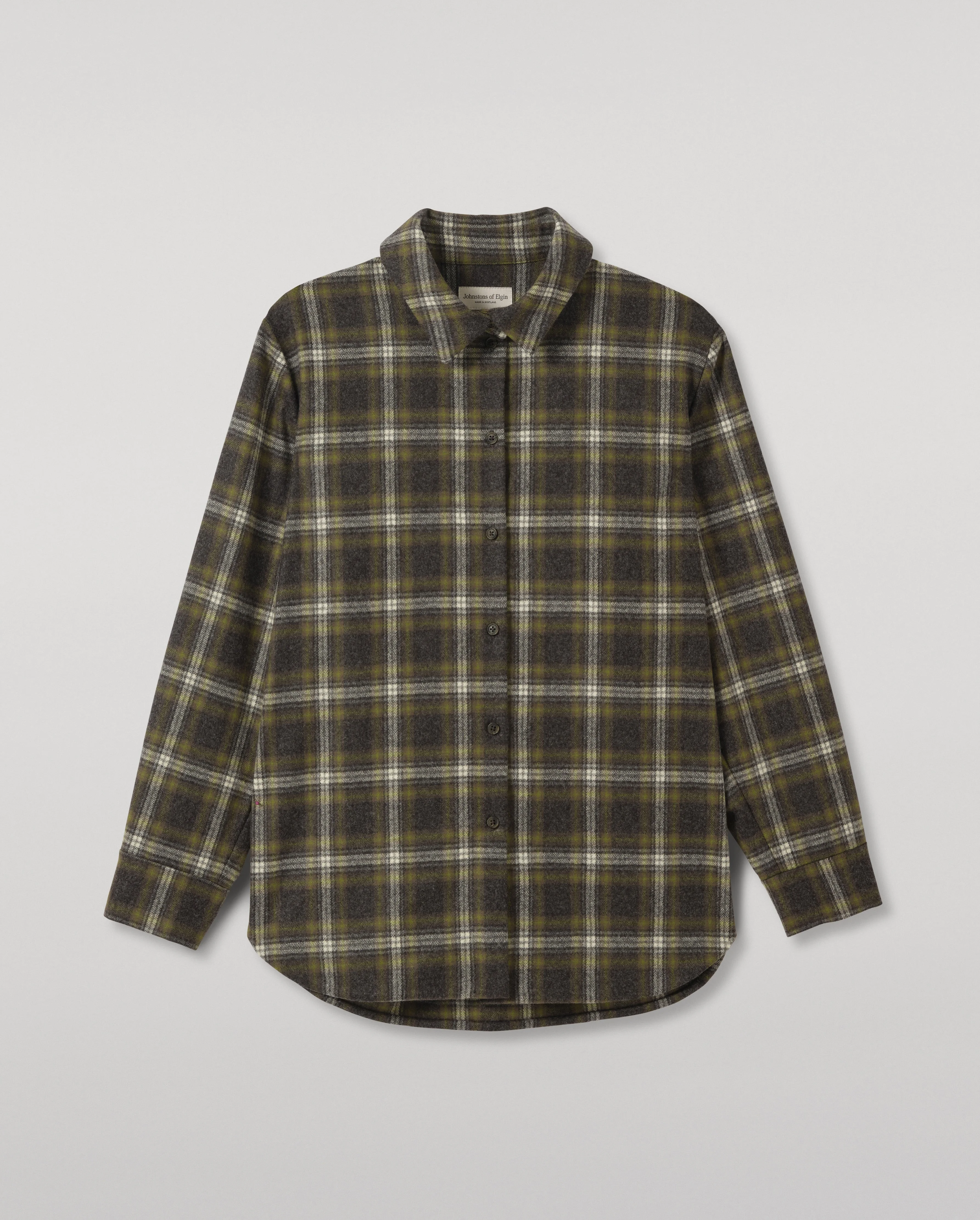 Clanlass Green Plaid Overshirt - 1