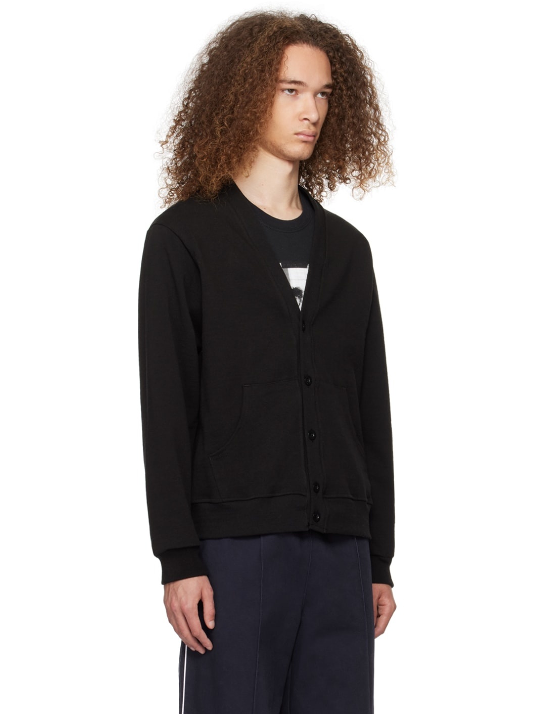 Black The Cure Patch Cardigan - 2