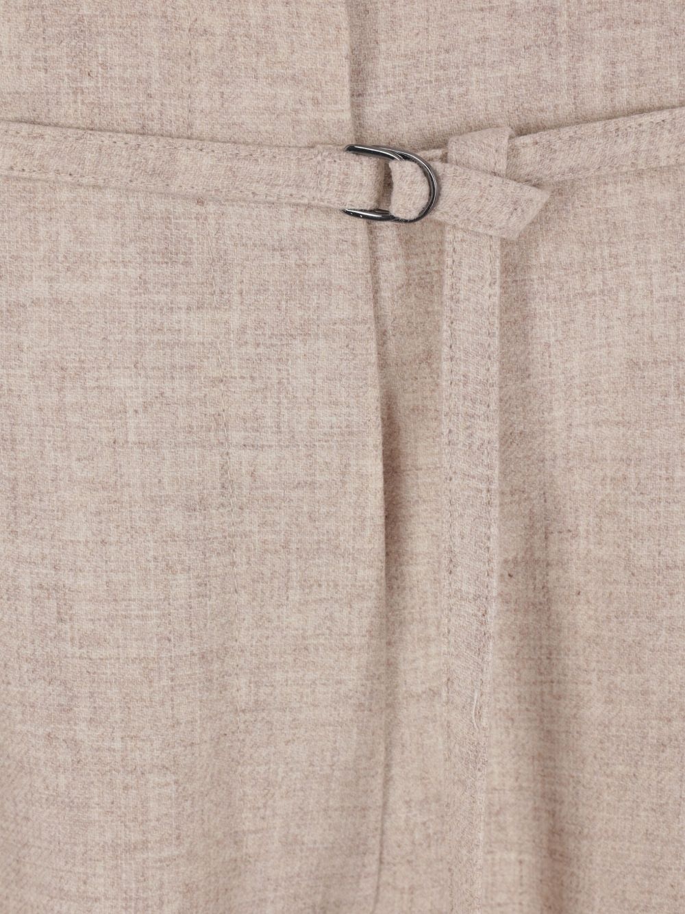 pleated belted trousers - 4