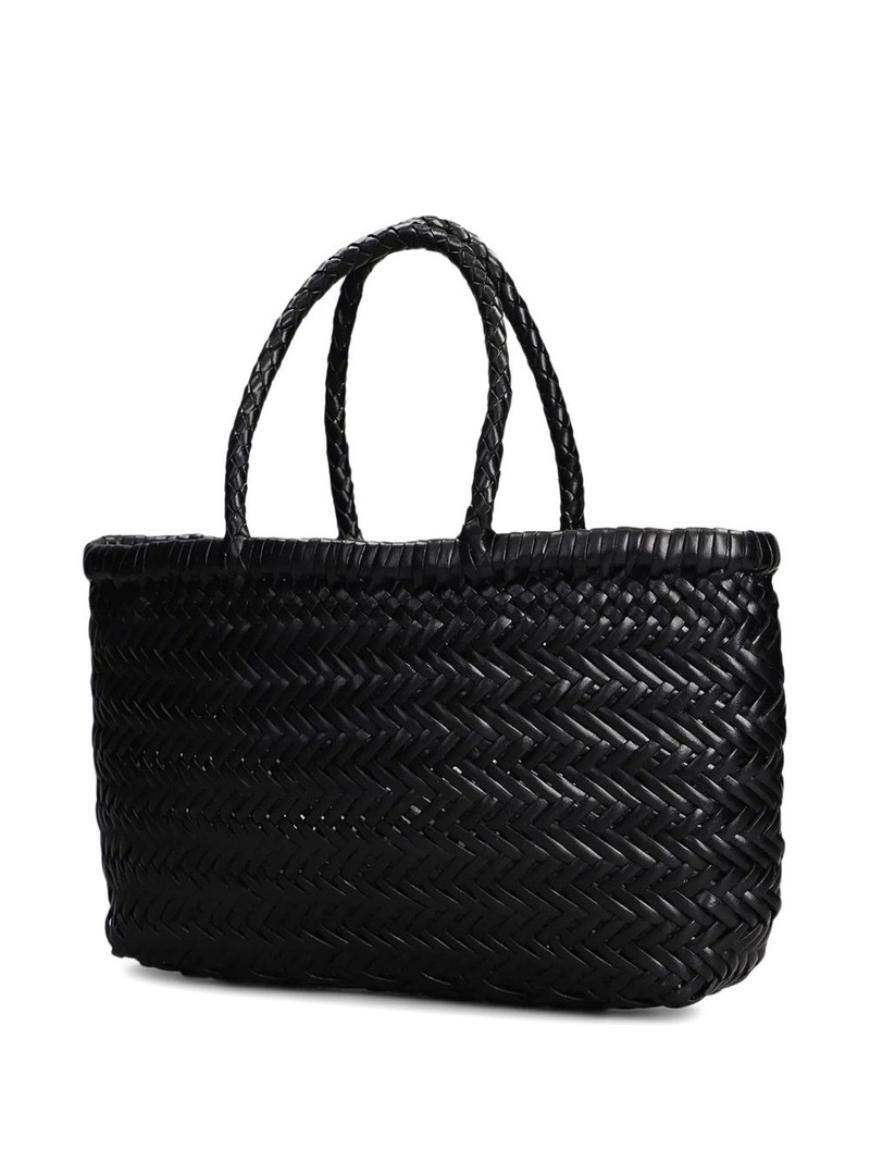mini Flat Gora black tote bag 3