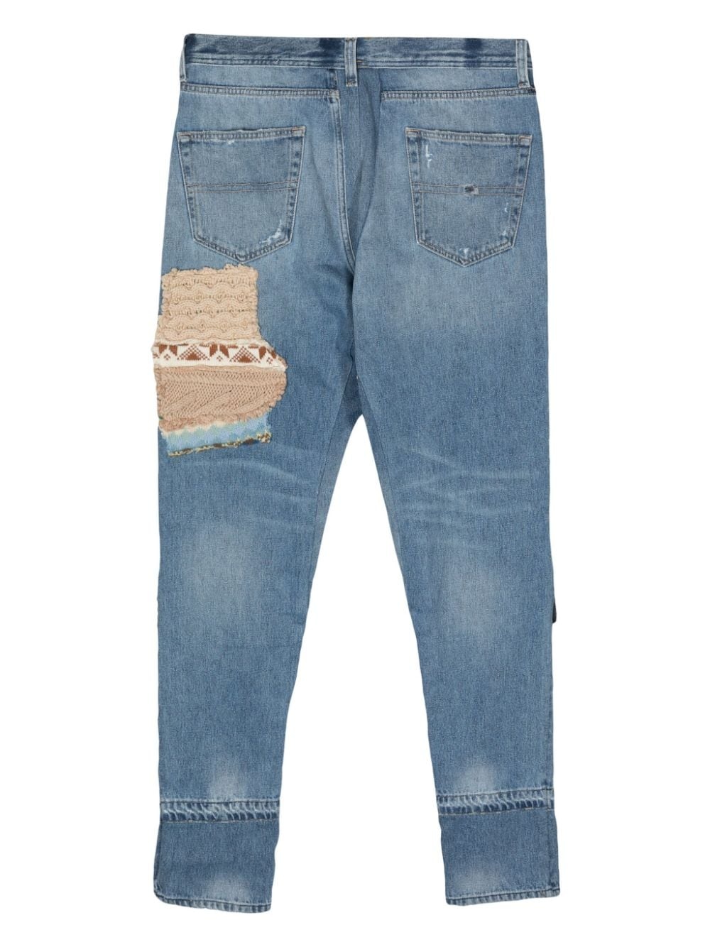 mid-rise tapered jeans - 2