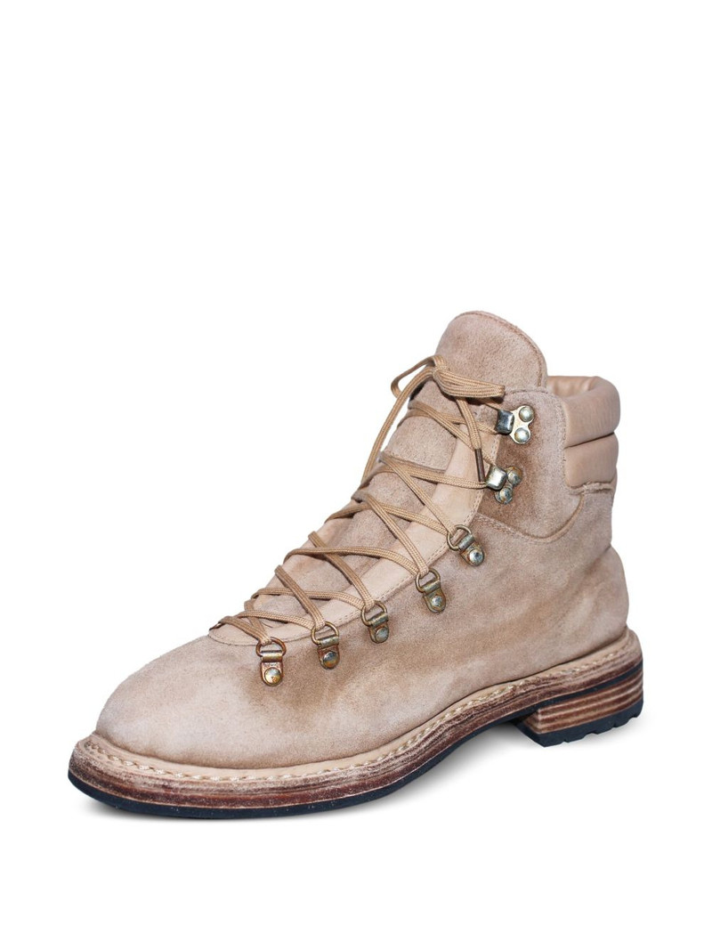 Guidi lace-up suede hiking boots outlook