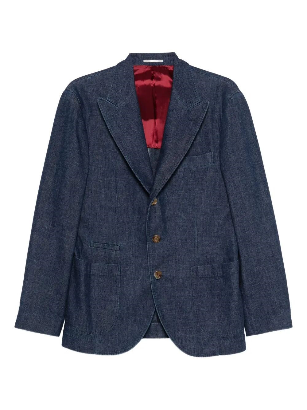 The '3 BUTTONS JACKET' is a sophisticated piece from the renowned brand BRUNELLO CUCINELLI, designed - 1