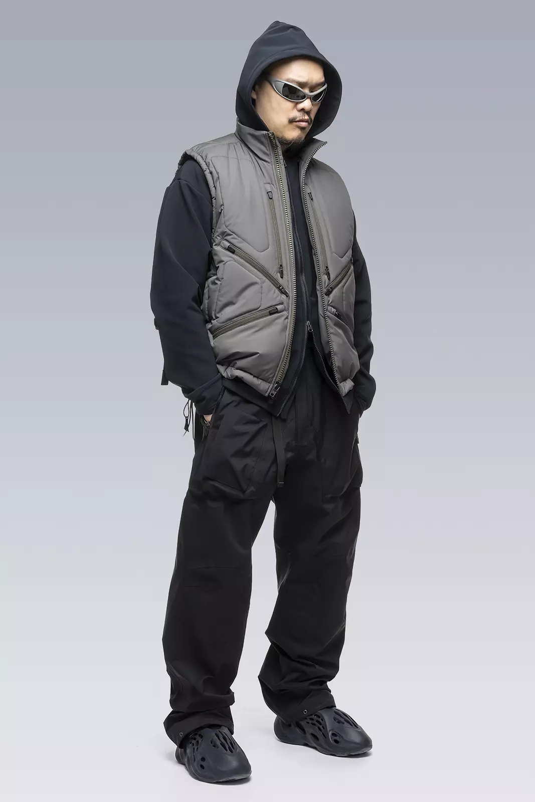 V91-WS Windstopper® PrimaLoft® Modular Liner Vest Gray - 6