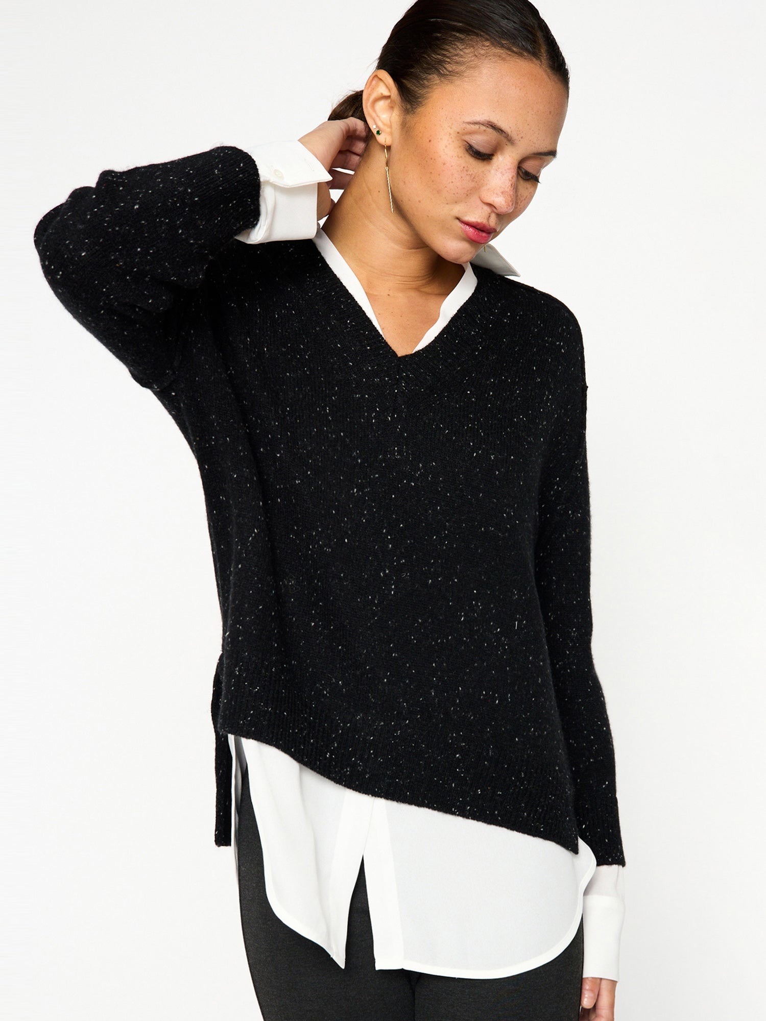 The Looker Layered V-Neck - 1