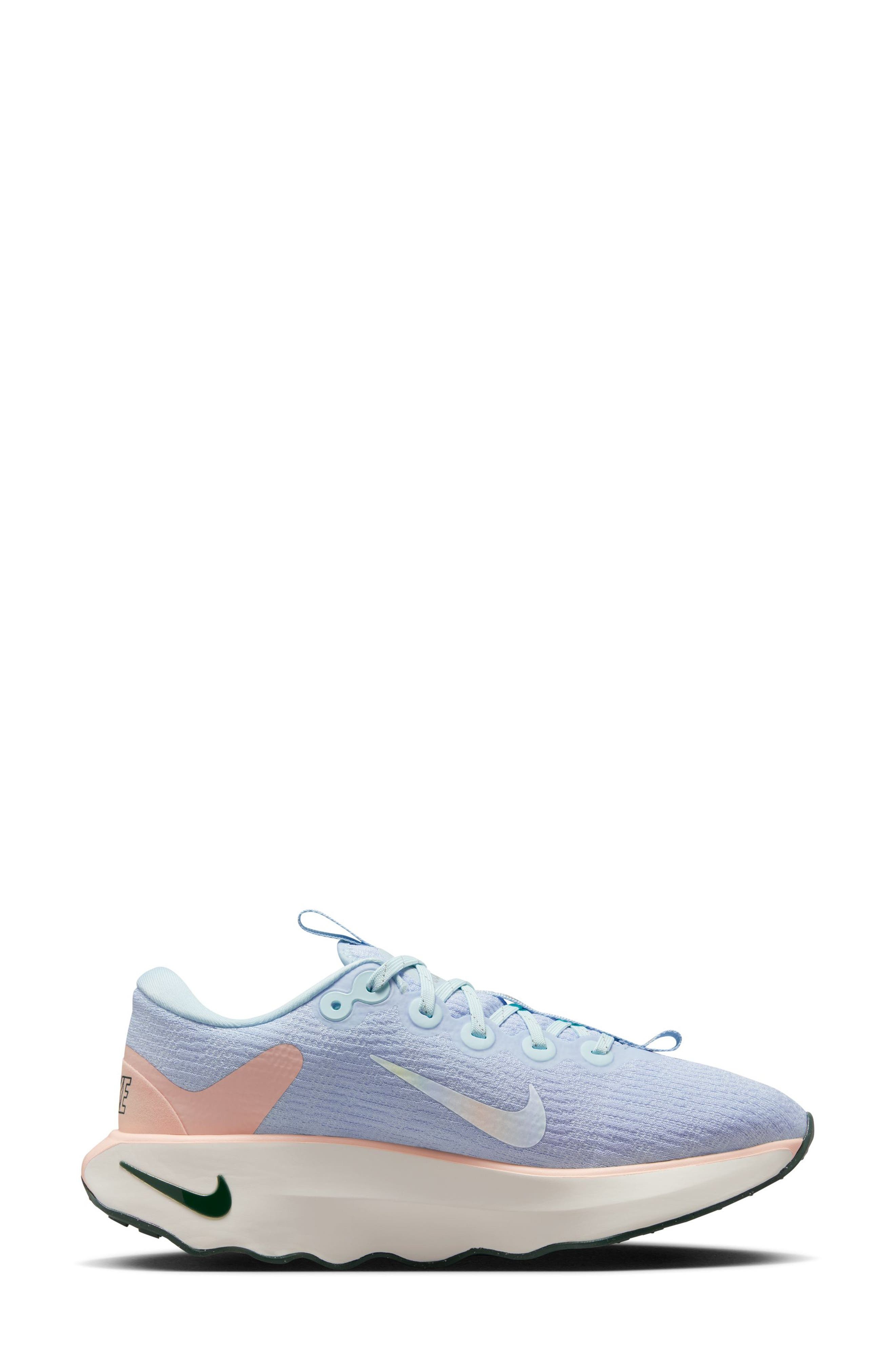 Nike Motiva Road Runner Walking Shoe in Glacier Blue/Coral at Nordstrom - 6