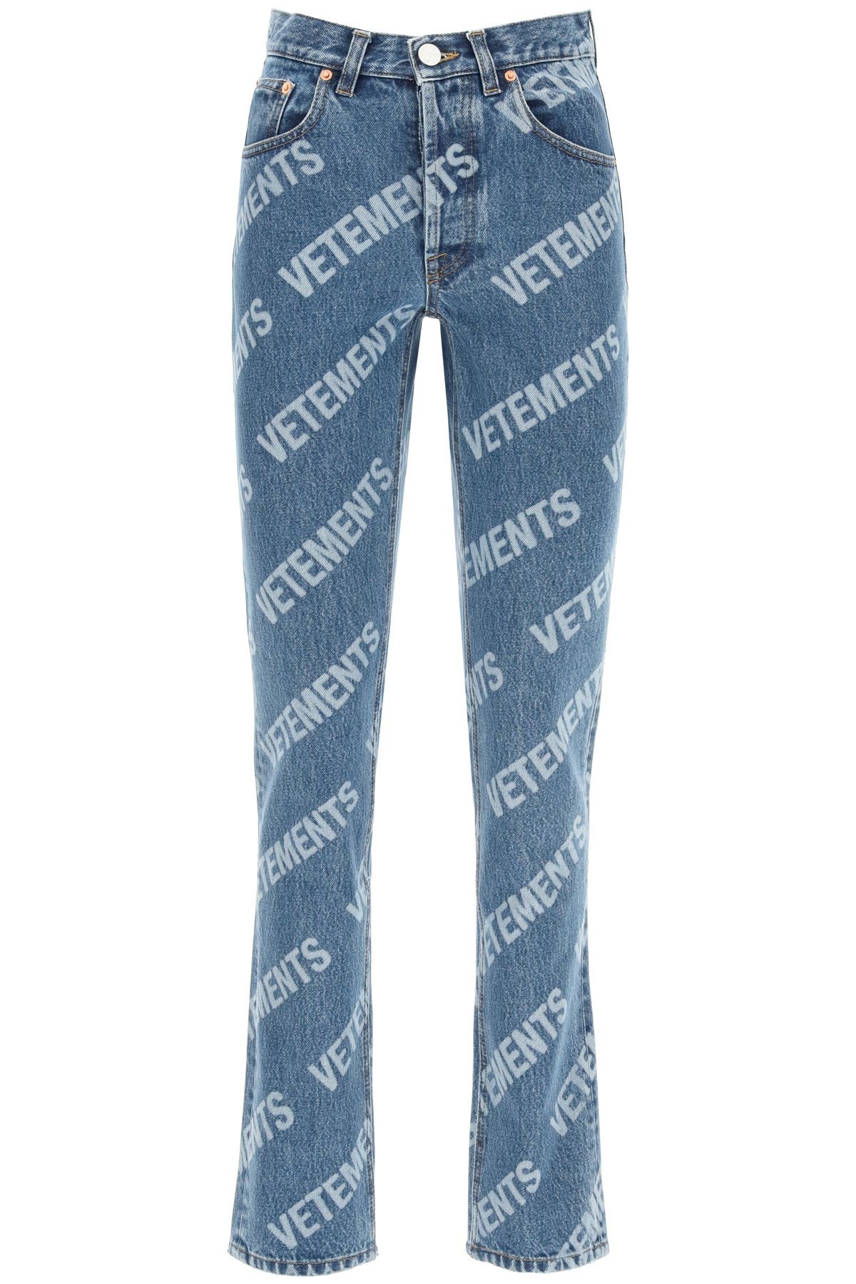 MONOGRAM LOGO JEANS - 1