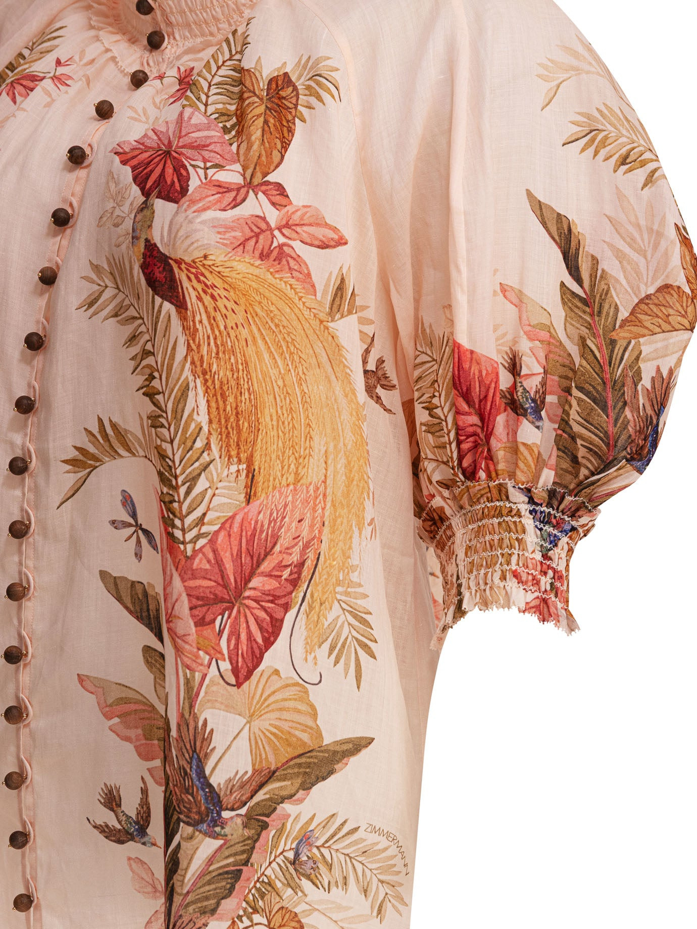 Ascension Billow Blouse Shirts Beige - 4